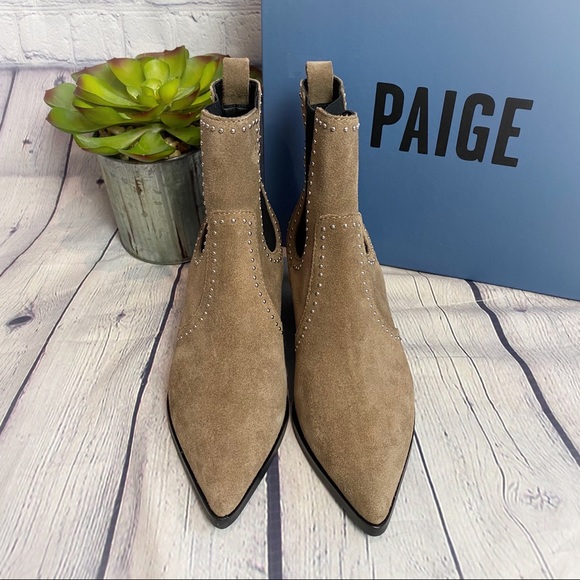 PAIGE Willa Studded Ankle Chelsea Boot - Picture 3 of 8